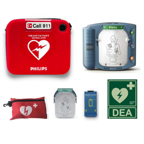 PACK ESPACIO CARDIOPROTEGIDO PHILIPS HEARTSTART HS1 / 1