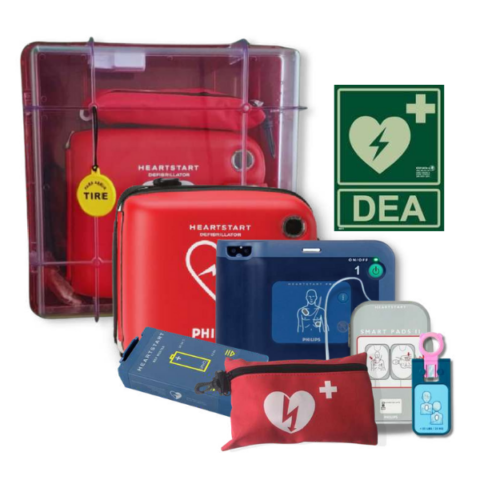 es una solución integral diseñada para garantizar la seguridad cardiovascular en entornos públicos y privados